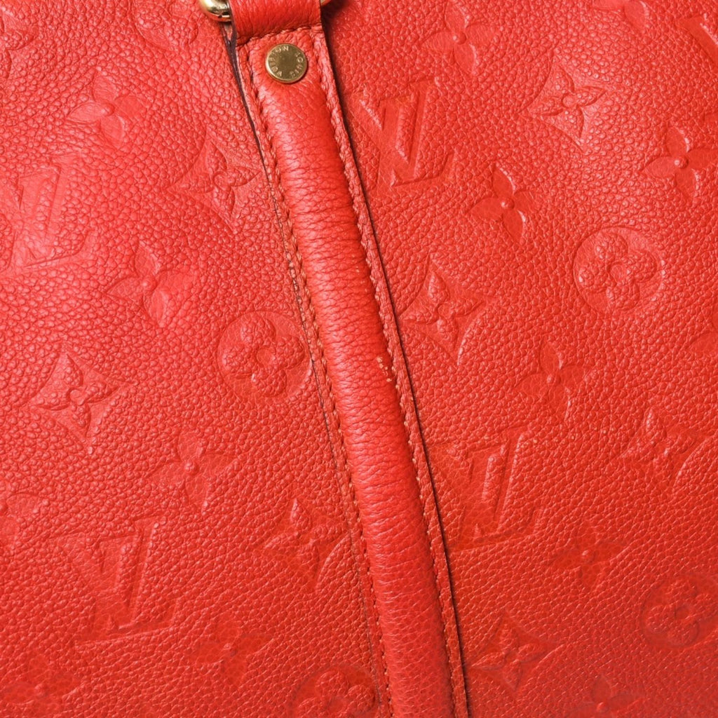 Louis Vuitton Monogram Empreinte Keepall Bandouliere — view 8