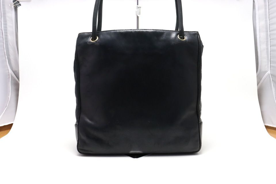 Chanel Jumbo CC Logo Leather Tote — view 2