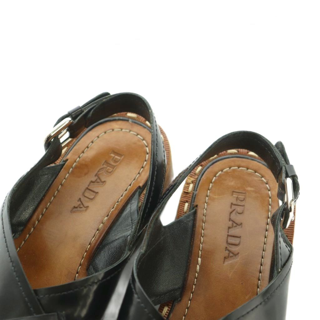 Prada Sandals Strap Stitch — view 4