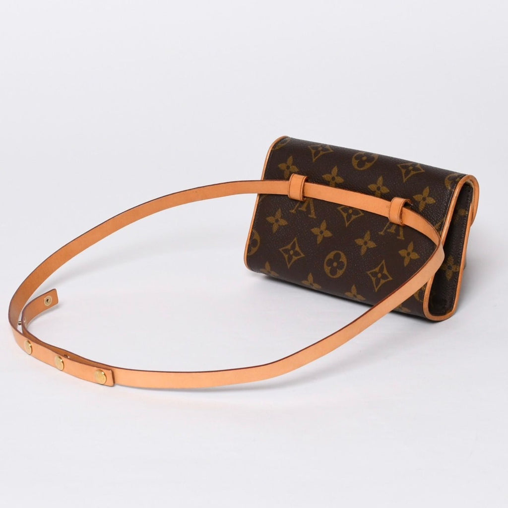 Louis Vuitton Waist Shoulder Bag Monogram Pochette Florentine Brown — view 2