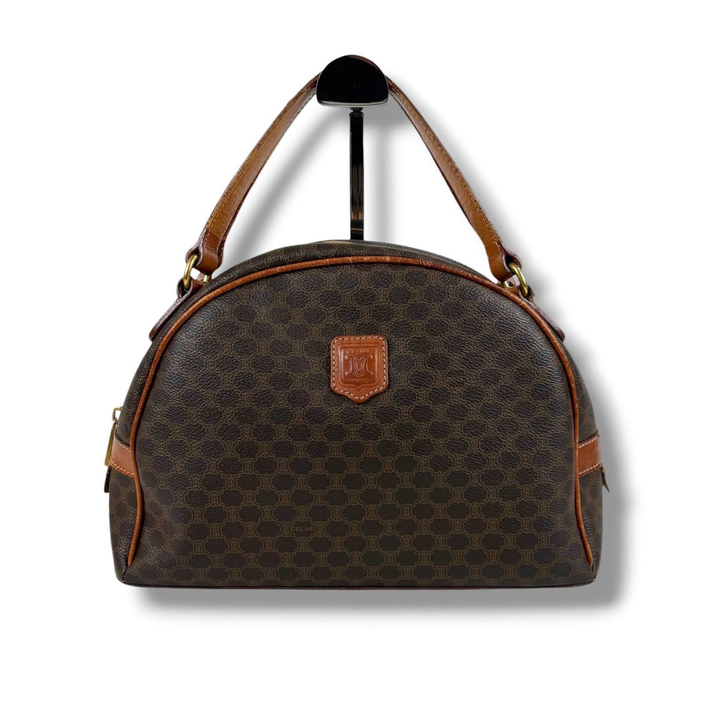 Celine Macadam Pattern Handbag Mini Tote Dome