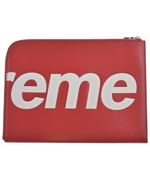 Louis Vuitton Clutch Bag Supreme Red — view 2