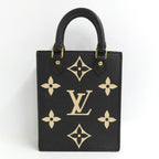 Louis Vuitton Monogram Empreinte Petite Sac Plat Black Mini Shoulder Bag — view 2