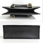 Louis Vuitton Monogram Empreinte Petite Sac Plat Black Mini Shoulder Bag — view 4