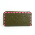 Louis Vuitton Zippy Wallet Monogram Empreinte Khaki Green Zip Around — view 2