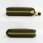 Louis Vuitton Zippy Wallet Monogram Empreinte Khaki Green Zip Around — view 4