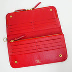Louis Vuitton Portefeuille Unsolid Monogram Bifold Wallet Rouge Brown — view 5