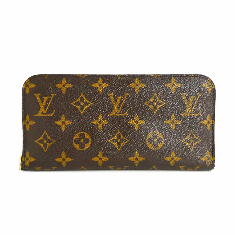Louis Vuitton Portefeuille Unsolid Monogram Bifold Wallet Rouge Brown