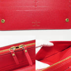 Louis Vuitton Portefeuille Unsolid Monogram Bifold Wallet Rouge Brown — view 9