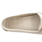 Louis Vuitton Loafers Moccasins Flat Shoes Leather Driving 34.5 White — view 7