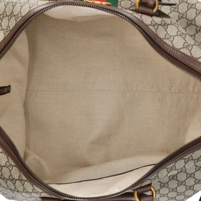Gucci GG Supreme 2-Way Boston Bag — view 3