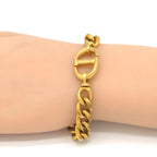 Dior CD Navy Bracelet Gold — view 8