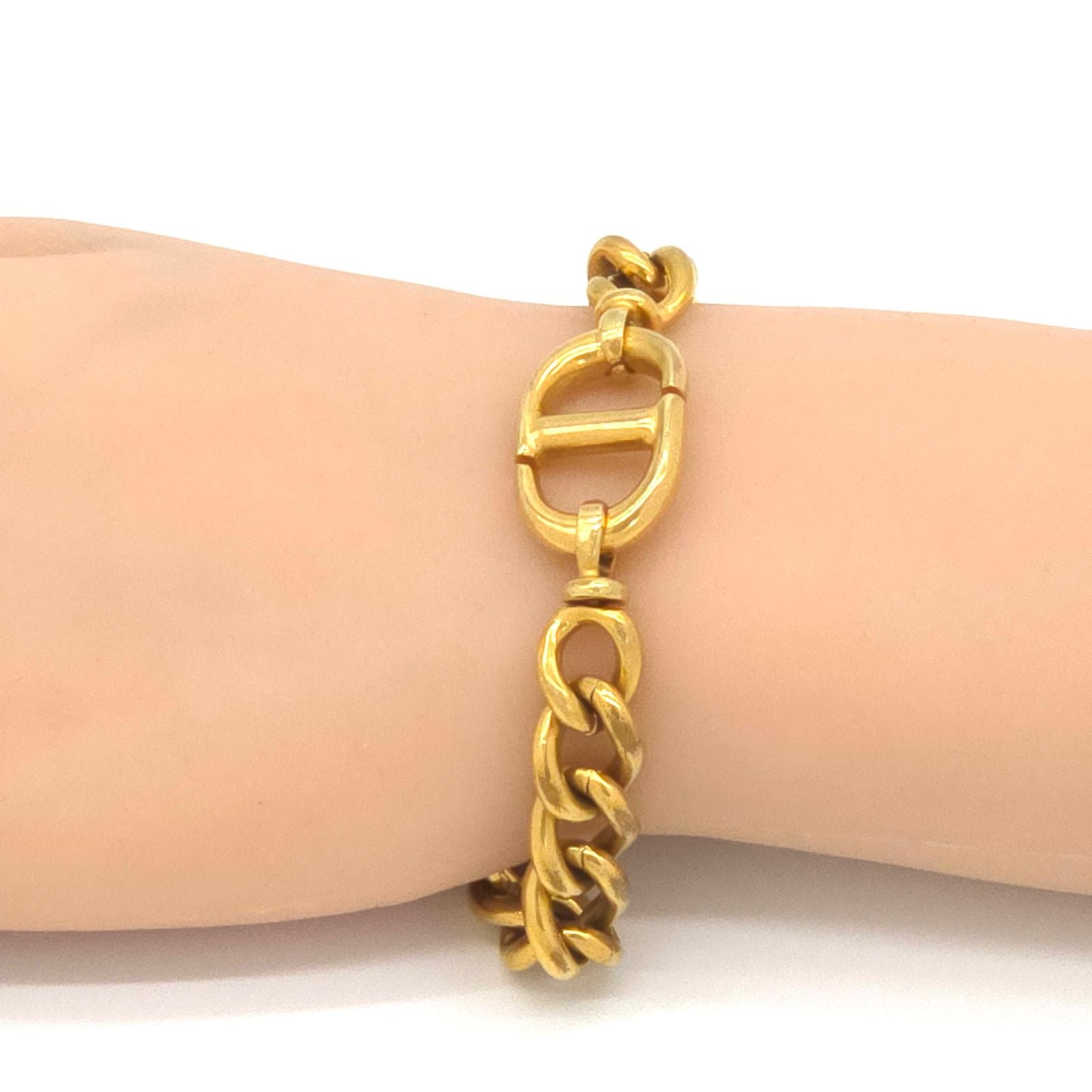 Dior CD Navy Bracelet Gold — view 8
