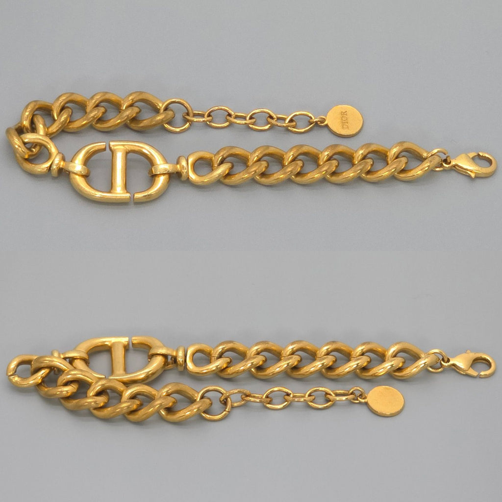 Dior CD Navy Bracelet Gold — view 3