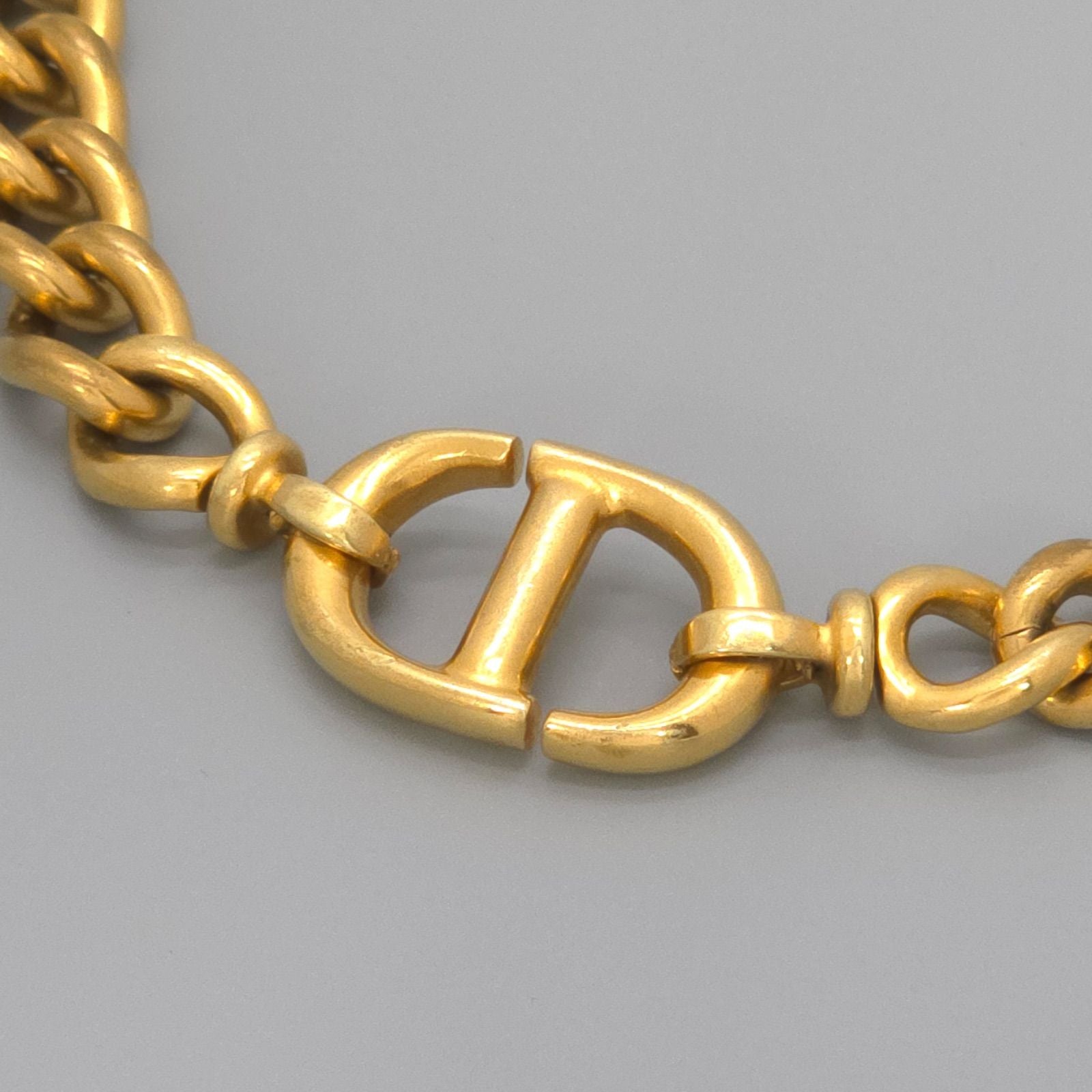 Dior CD Navy Bracelet Gold