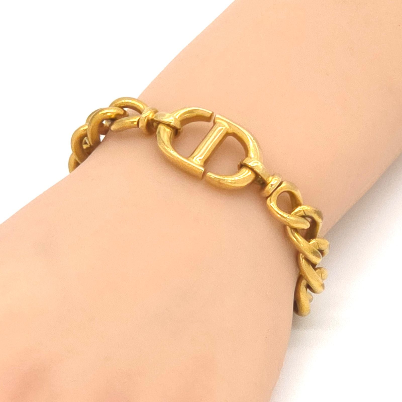 Dior CD Navy Bracelet Gold — view 2