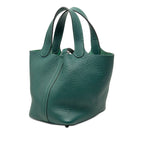 Hermes Picotin Lock PM Handbag Malachite Green Togo — view 2