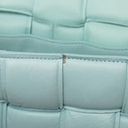 Bottega Veneta Maxi Intrecciato Padded Cassette Crossbody Shoulder Bag Blue — view 5