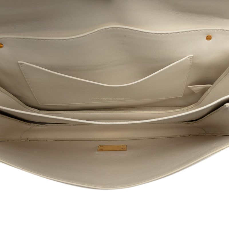 Bottega Veneta Mount Chain 2-Way Shoulder Bag White Leather — view 4