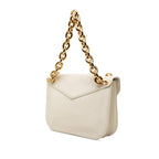 Bottega Veneta Mount Chain 2-Way Shoulder Bag White Leather — view 2