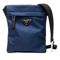 Prada Shoulder Bag Navy Black Nylon