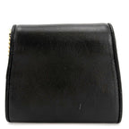Gucci Chain Wallet Blanc Di Shoulder Bag Pochette Crossbody GG Leather Black — view 2