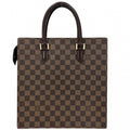 Louis Vuitton Tote Venice PM Handbag Damier Canvas Brown Gold