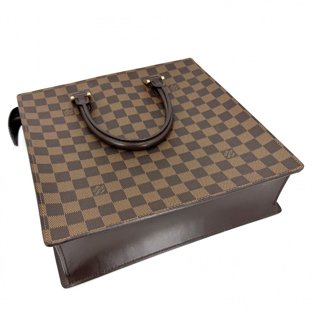 Louis Vuitton Tote Venice PM Handbag Damier Canvas Brown Gold — view 3