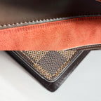 Louis Vuitton Tote Venice PM Handbag Damier Canvas Brown Gold — view 9