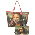 Louis Vuitton Tote Masters Collection Neverfull MM Mona Lisa Poppy Petal