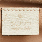 Gucci Ophidia Sherry Line Chain Crossbody Shoulder Bag White Ivory Leather — view 6