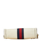 Gucci Ophidia Sherry Line Chain Crossbody Shoulder Bag White Ivory Leather — view 3