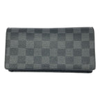 Louis Vuitton Portefeuille Brazza Damier Graphite Bifold Wallet Black