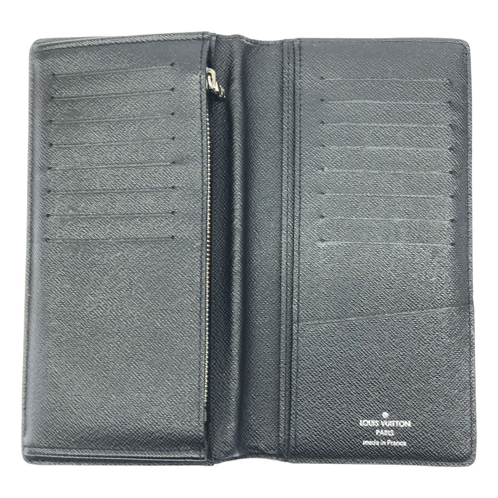 Louis Vuitton Portefeuille Brazza Damier Graphite Bifold Wallet Black — view 4