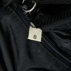 Prada Crossbody Shoulder Bag Black Nylon Leather — view 8