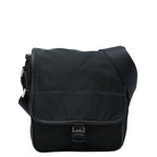 Prada Crossbody Shoulder Bag Black Nylon Leather