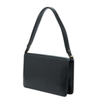 Dior Logo Shoulder Bag Black Leather — view 2