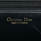 Dior Logo Shoulder Bag Black Leather — view 8