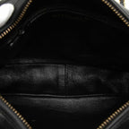 Chanel CC Logo Quilted Tassel Chain Shoulder Bag Black Lambskin — view 4