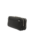 Saint Laurent Logo Shoulder Bag Black Nylon Patent — view 2