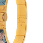 Hermes Chanier PM Horse Dot Bangle Bracelet Gold Pink Blue Plated — view 5