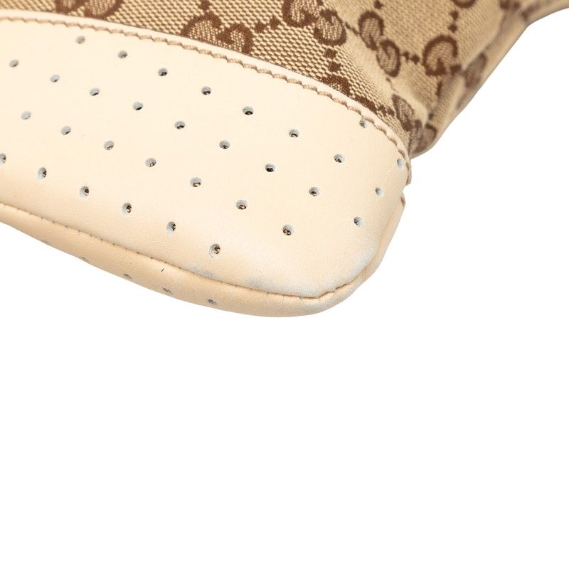 Gucci GG Canvas Crossbody Shoulder Bag Beige Ivory — view 4