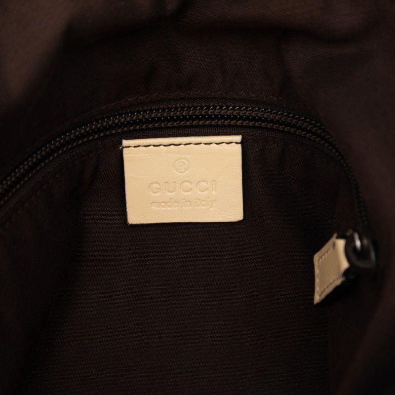 Gucci GG Canvas Crossbody Shoulder Bag Beige Ivory — view 7