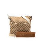 Gucci GG Canvas Crossbody Shoulder Bag Beige Ivory — view 9