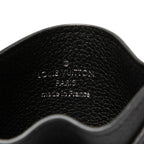 Louis Vuitton Card Holder Lockme Case Noir Black Leather — view 6