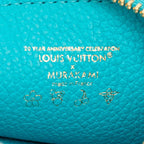 Louis Vuitton Takashi Murakami Card Holder Romy Fragment Case Coin Pass Blue — view 5