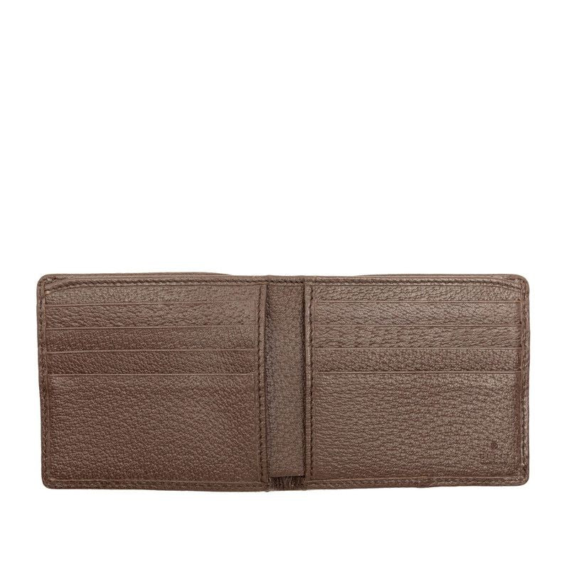 Gucci Jumbo GG Bifold Wallet Brown Canvas Leather — view 4