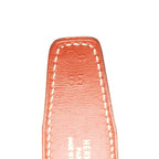 Hermes Chaine D'ancre Reversible 65 Navy Brown Leather Belt — view 9