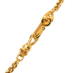 Chanel Vintage CC Logo Long Necklace Gold Plated — view 4