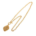 Chanel Vintage CC Logo Long Necklace Gold Plated — view 3
